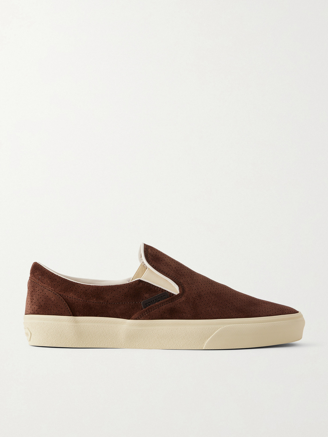 Tom Ford Perforated Suede Slip-On Sneakers - Men