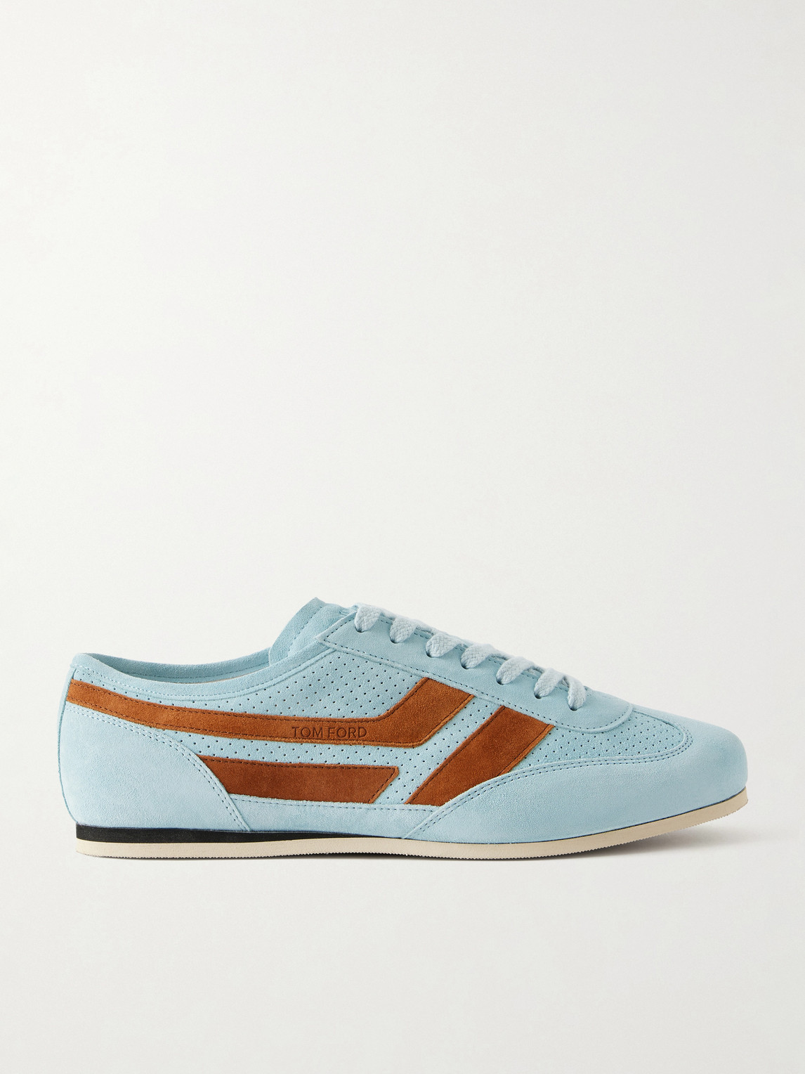 Tom Ford Brook Perforated Suede Sneakers - Men