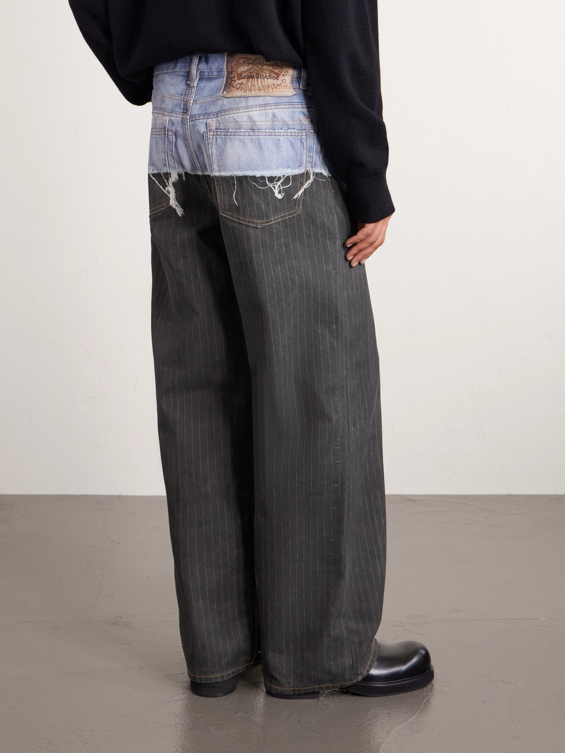 1981 Straight-Leg Trompe L'Oeil Organic Jeans