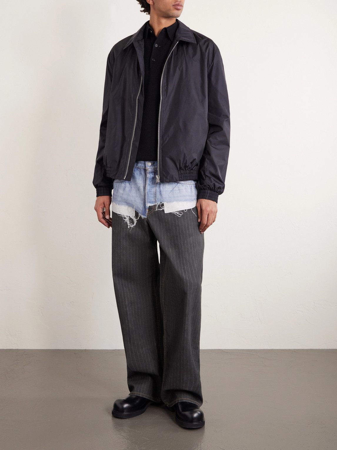 1981 Straight-Leg Trompe L'Oeil Organic Jeans