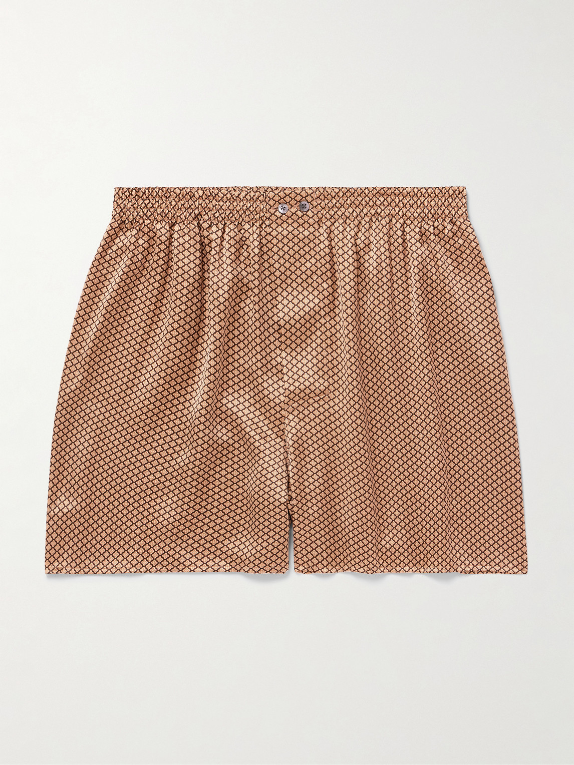 Zimmerli Printed Silk-Satin Boxer Shortsen