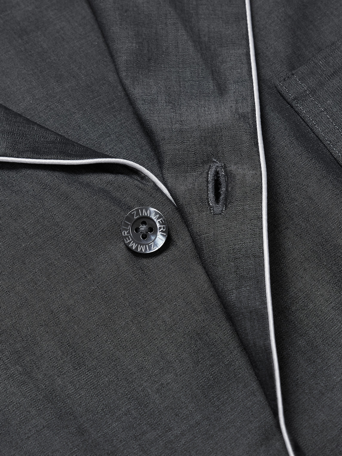 Zimmerli Cotton Pyjama Set In Gray
