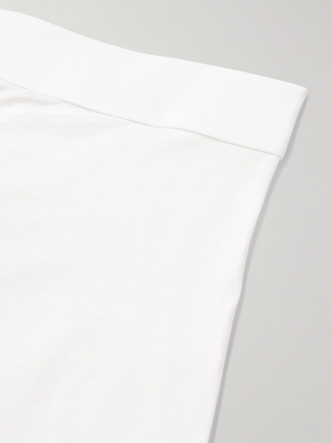 Zimmerli Pureness Stretch-micro Modal Boxer Briefs In White