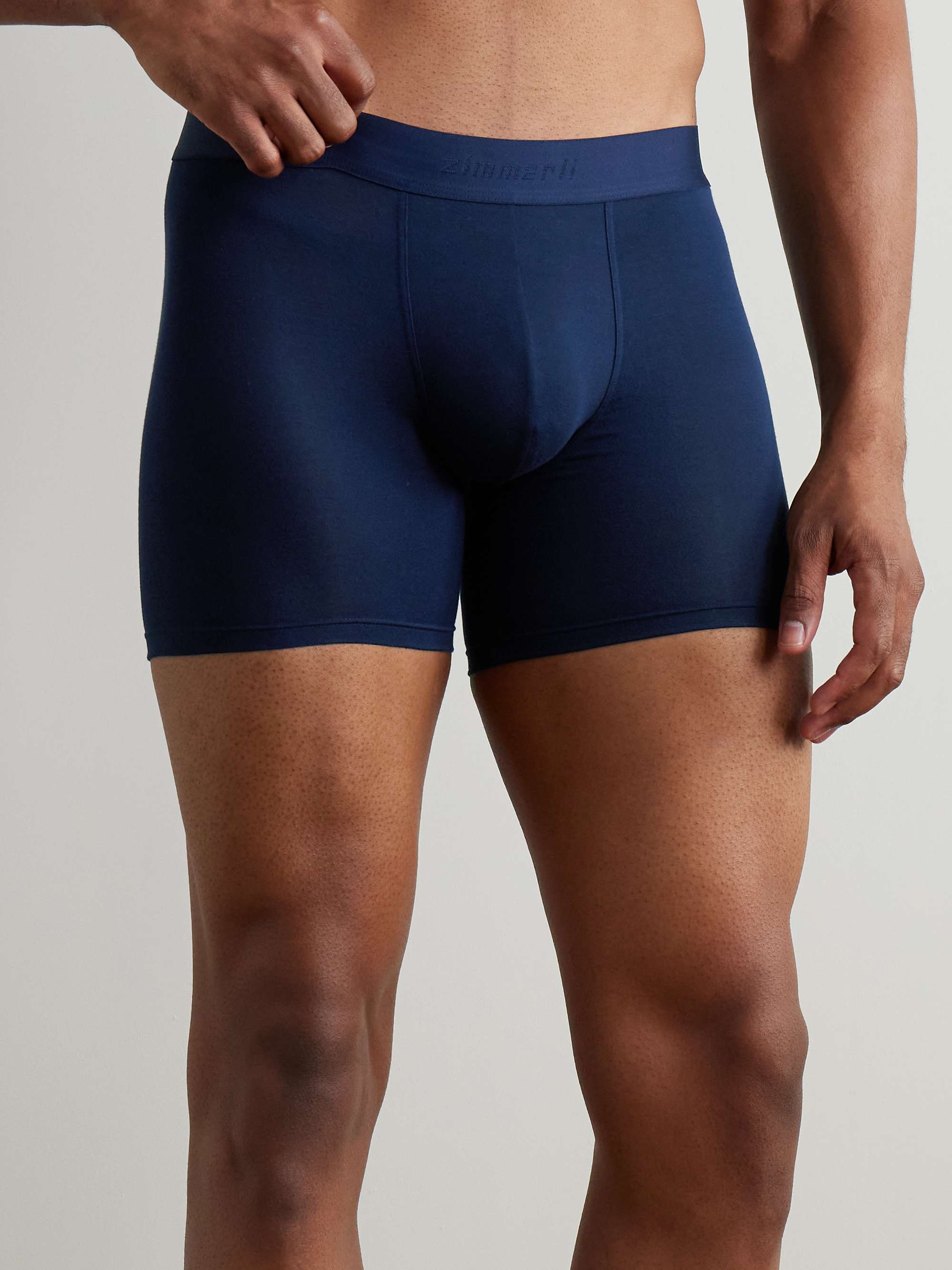 ZIMMERLI ストレッチマイクロモダール ボクサーパンツ