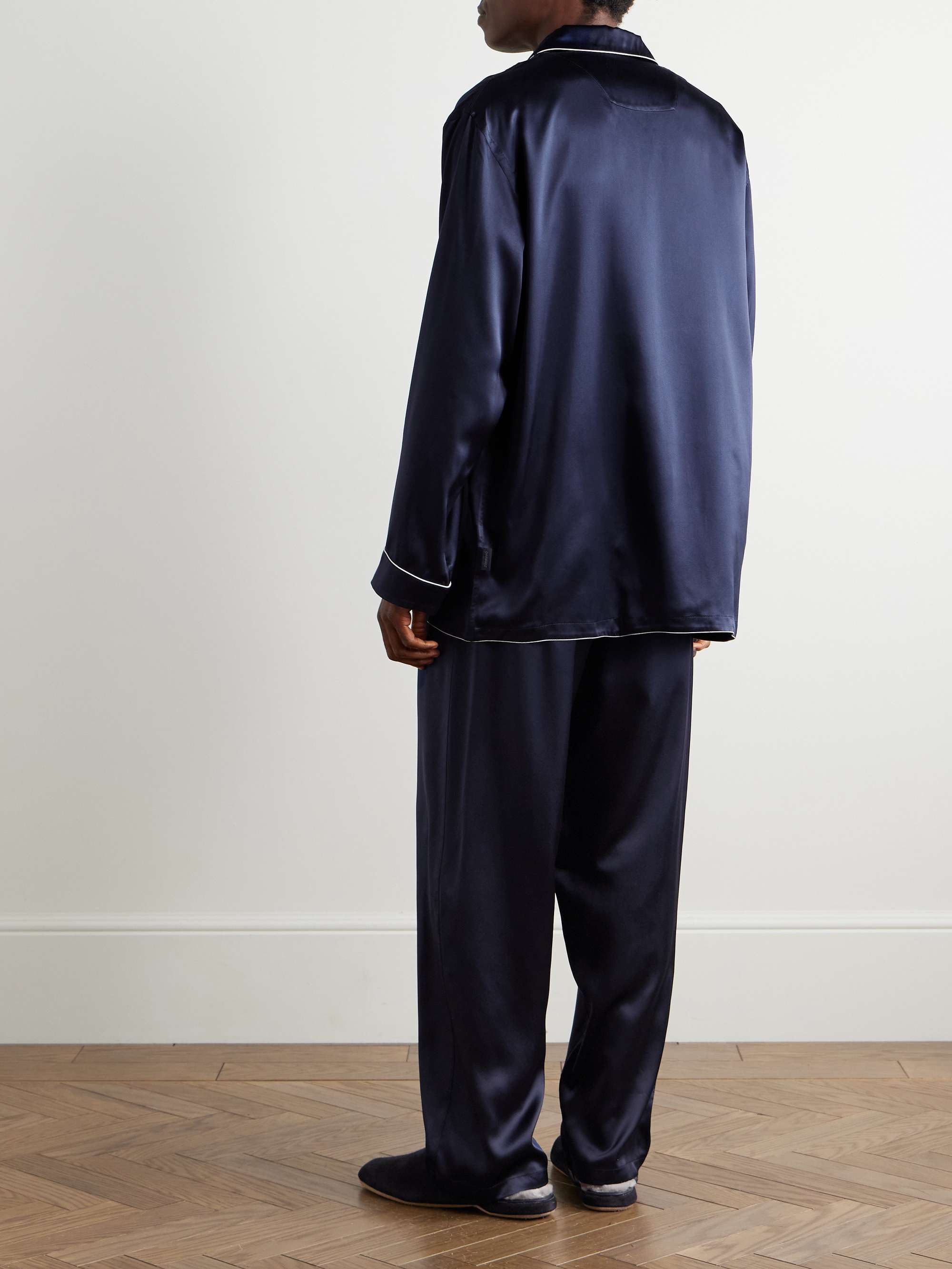 ZIMMERLI Pyjama aus bedrucktem Seidensatin