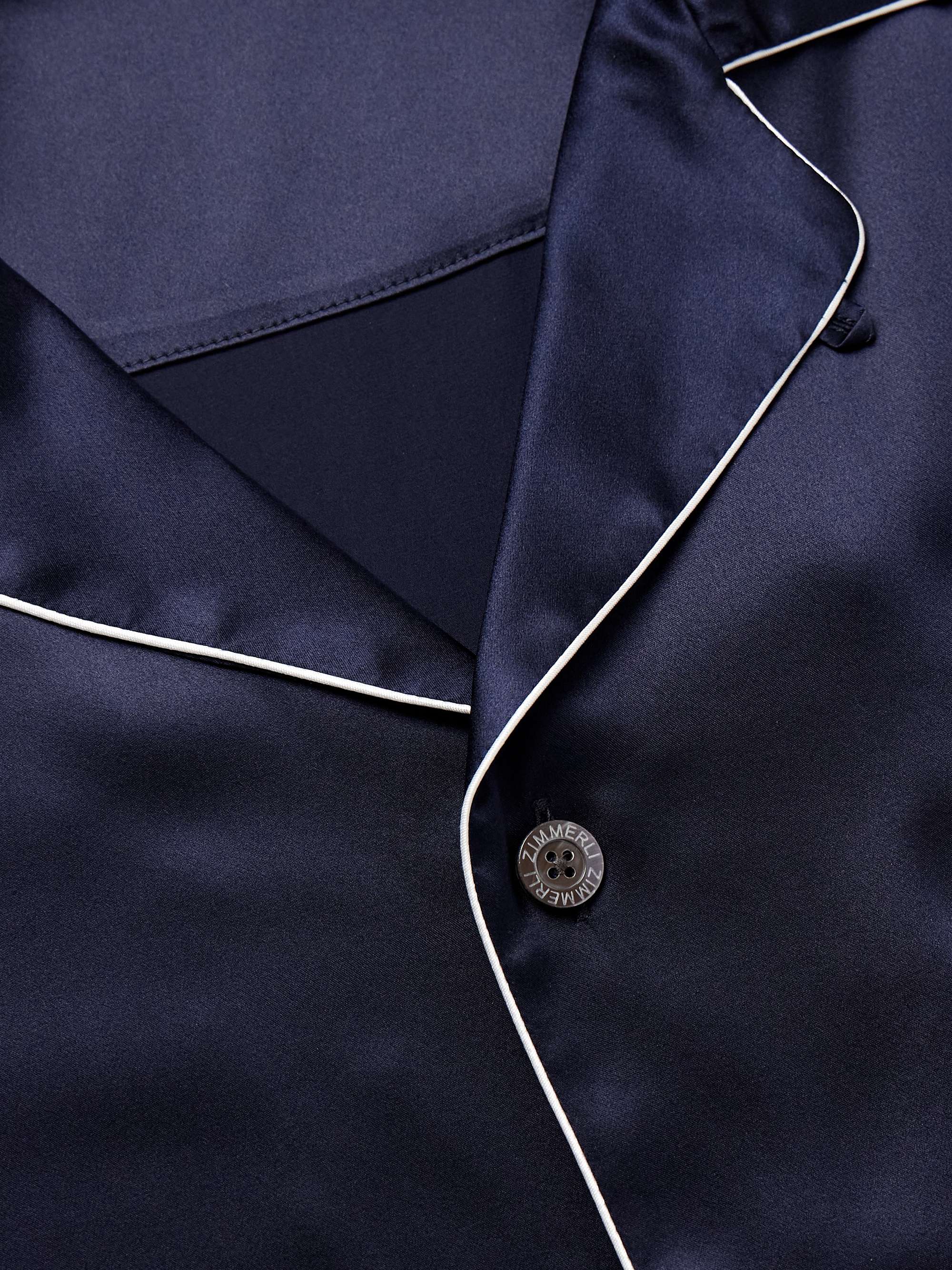 ZIMMERLI Pyjama aus bedrucktem Seidensatin