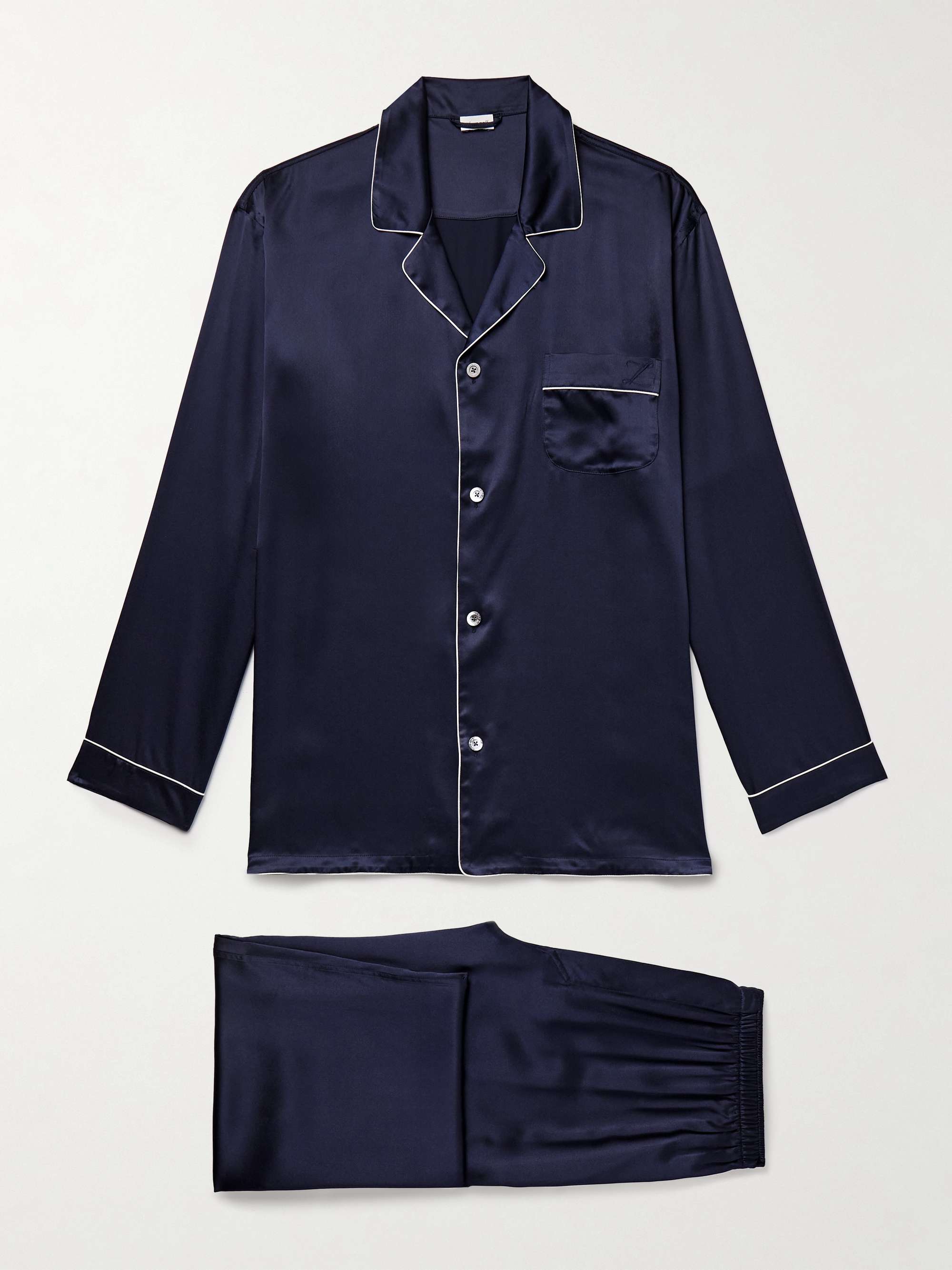 ZIMMERLI Pyjama aus bedrucktem Seidensatin