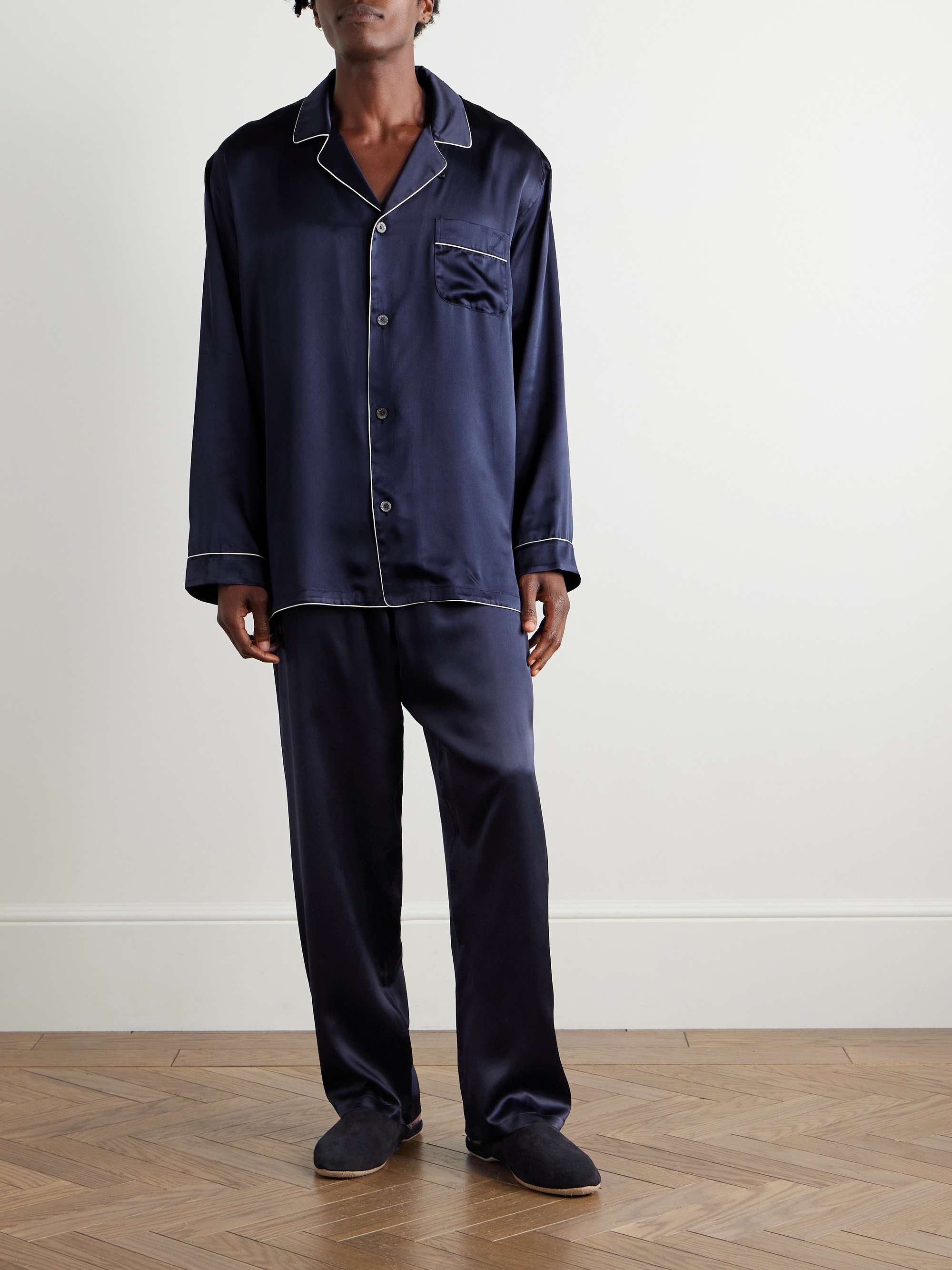 ZIMMERLI Pyjama aus bedrucktem Seidensatin