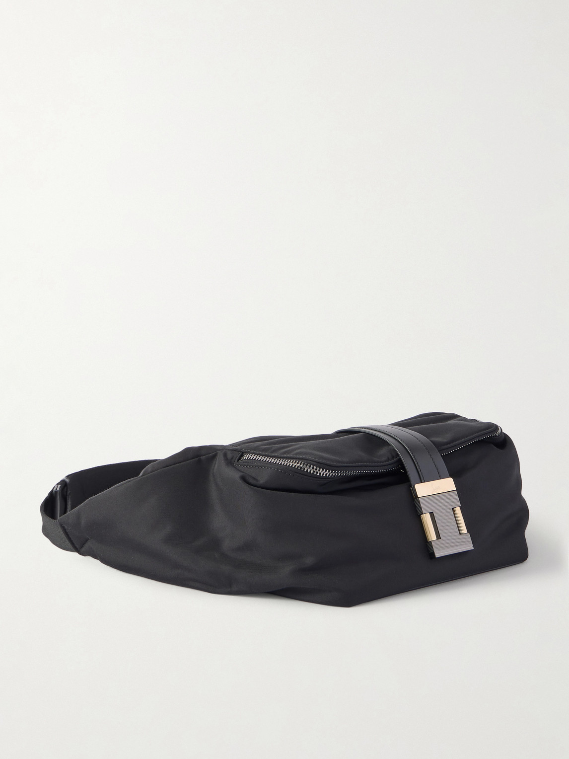 Christian Louboutin Christian Louboutin - Nox Leather-Trimmed Nylon Belt Bag - Men - Black aus 100% Nylon in Black