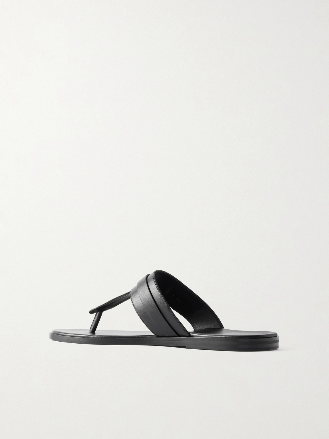 Tom Ford Brighton Leather Sandals In Black