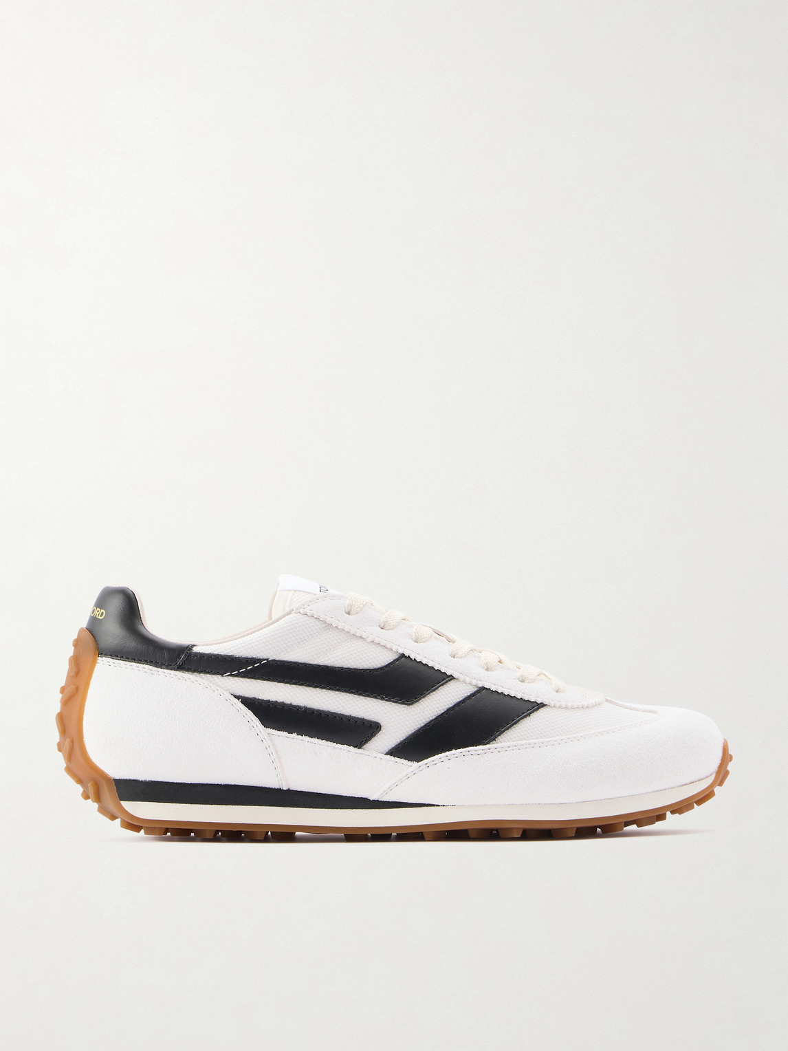 Tom Ford Mick Leather-Trimmed Suede and Mesh Sneakers - Men