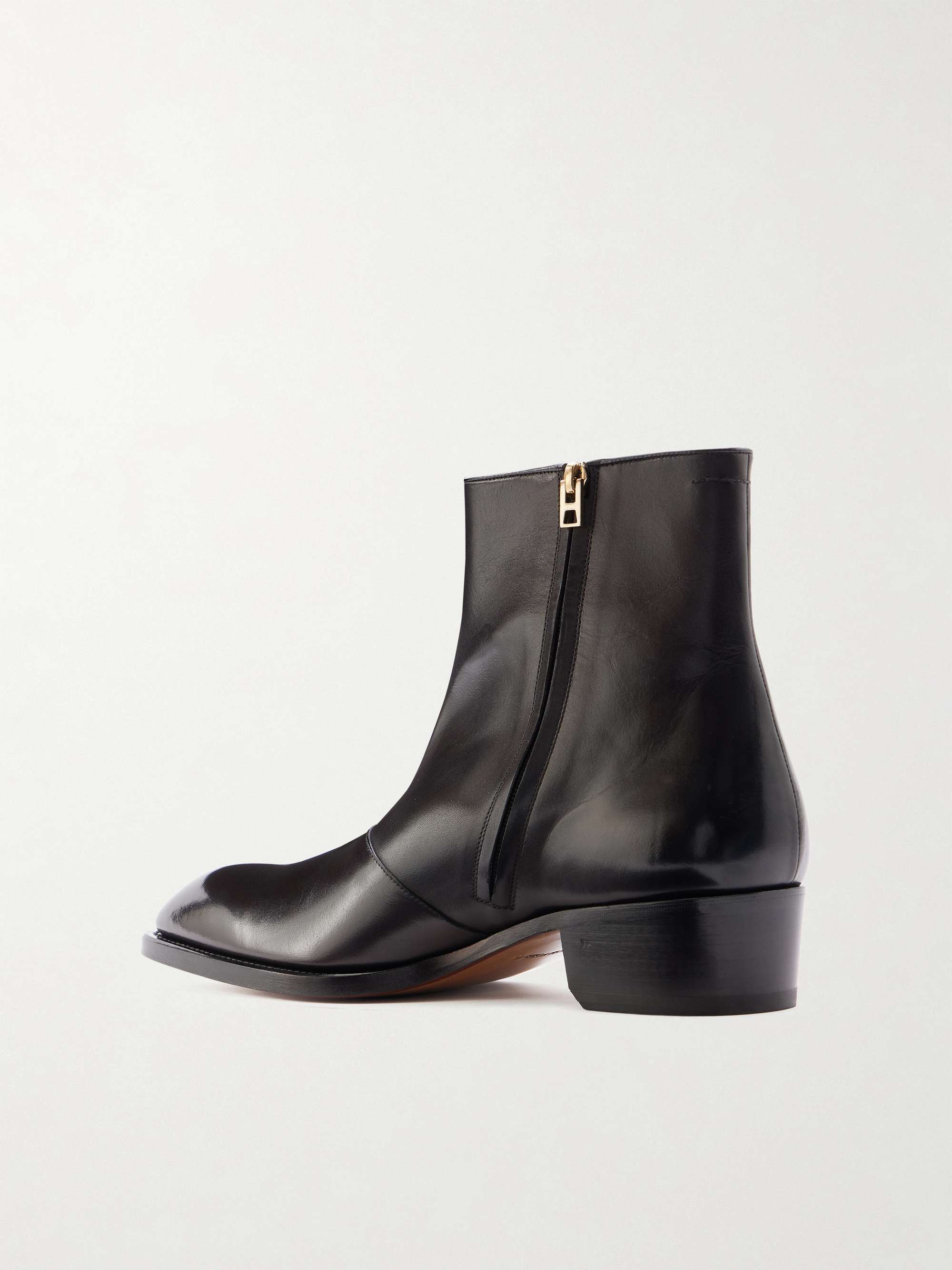 TOM FORD Vincent Leather Boots for Men | MR PORTER display picture 3