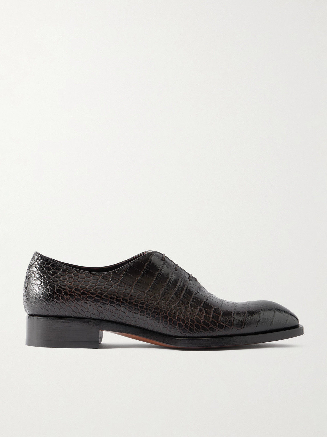 Tom Ford Elkan Croc-Effect Leather Oxford Shoes EU 43