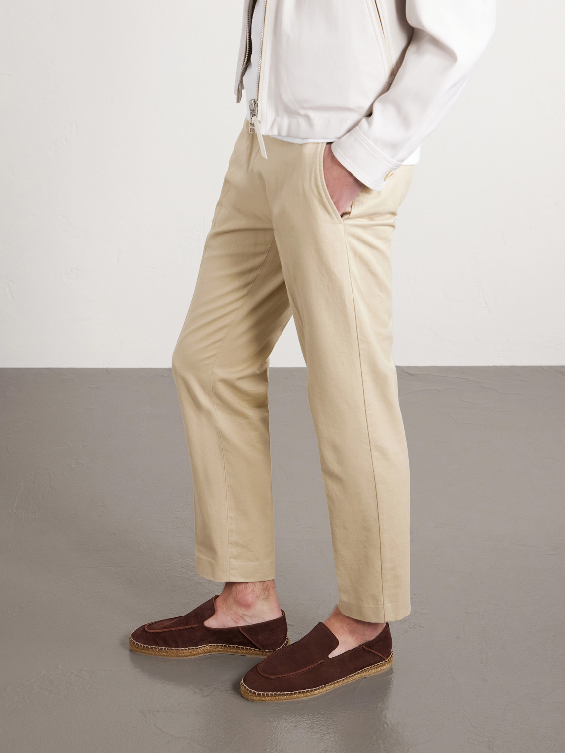 Finn Collapsible-Heel Suede Espadrilles — 2