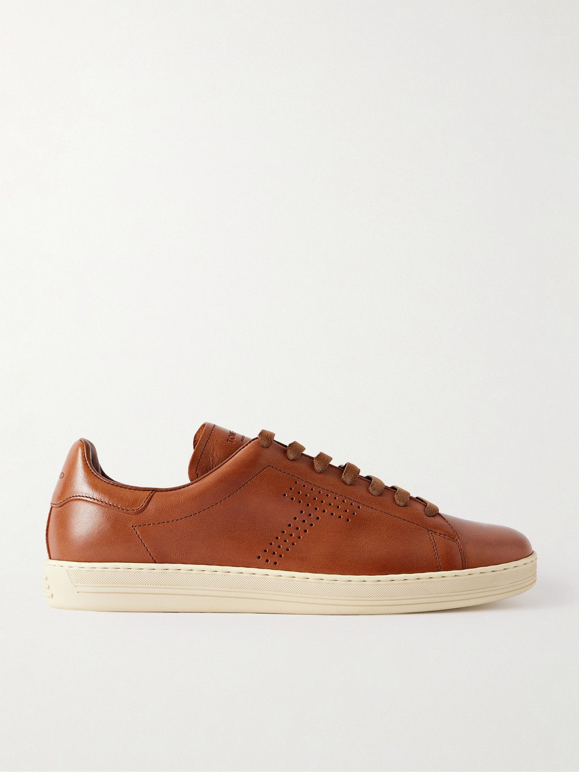 Tom Ford Warwick Perforated Leather Sneakers - Men