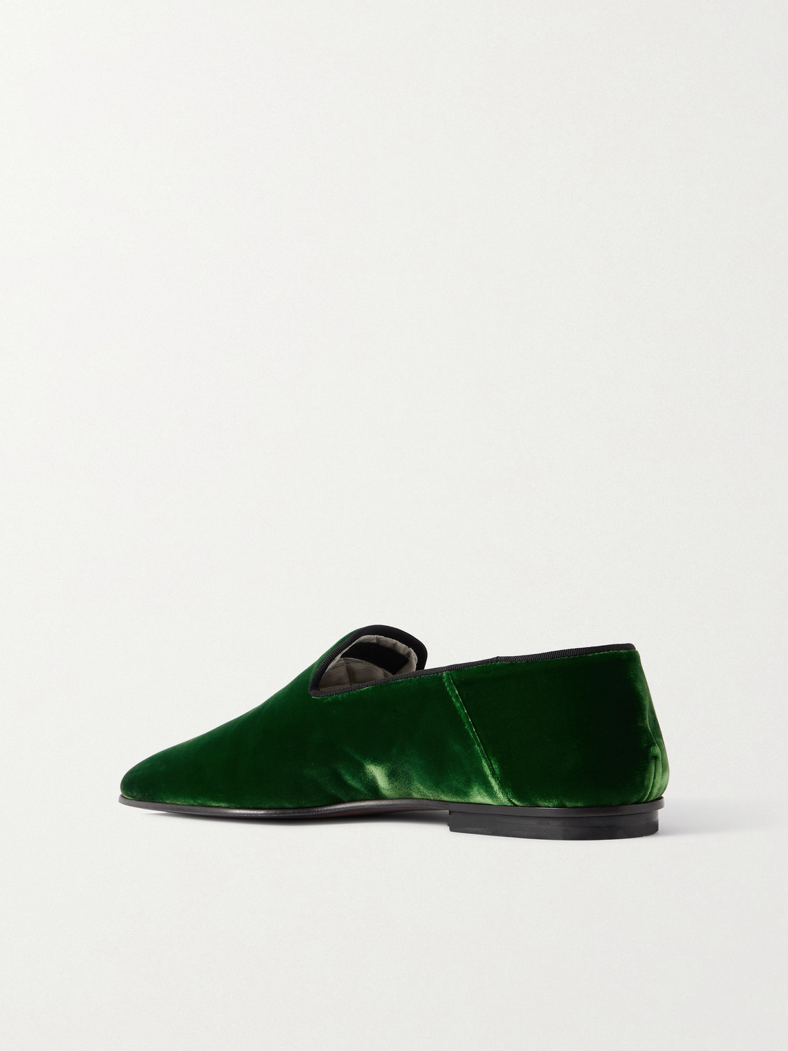  Tom Ford - Steven Velvet Slippers - Men - Green - Eu 41 