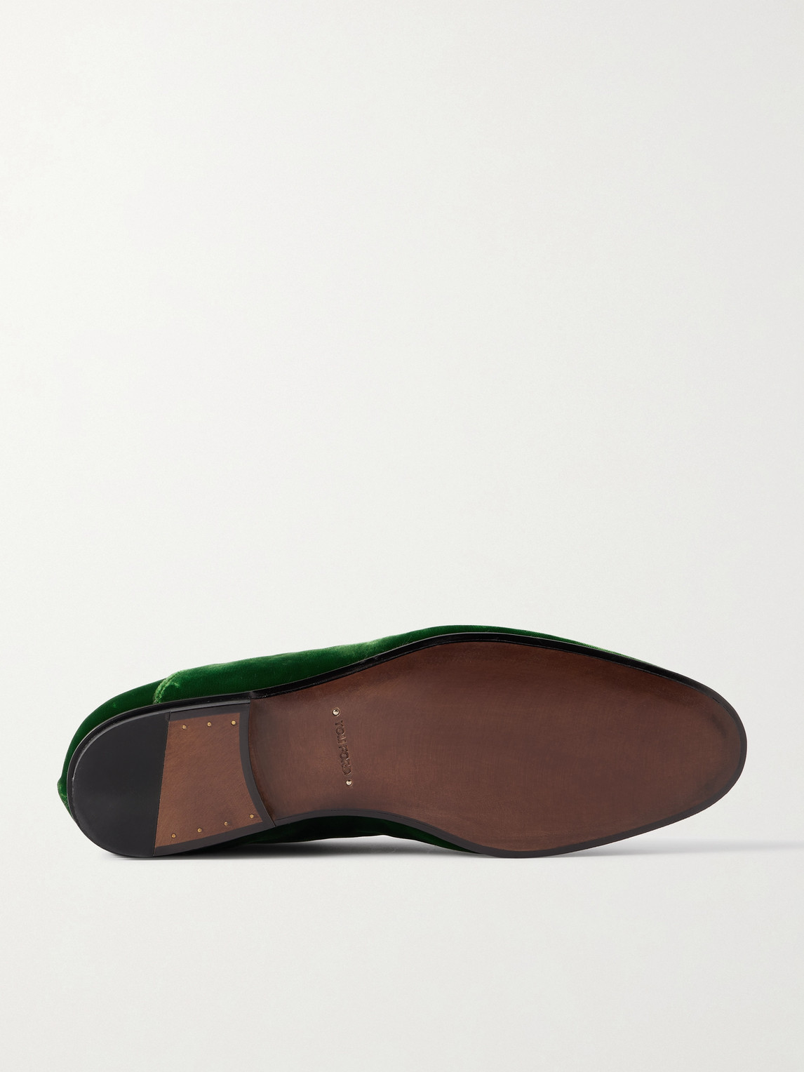  Tom Ford - Steven Velvet Slippers - Men - Green - Eu 41 