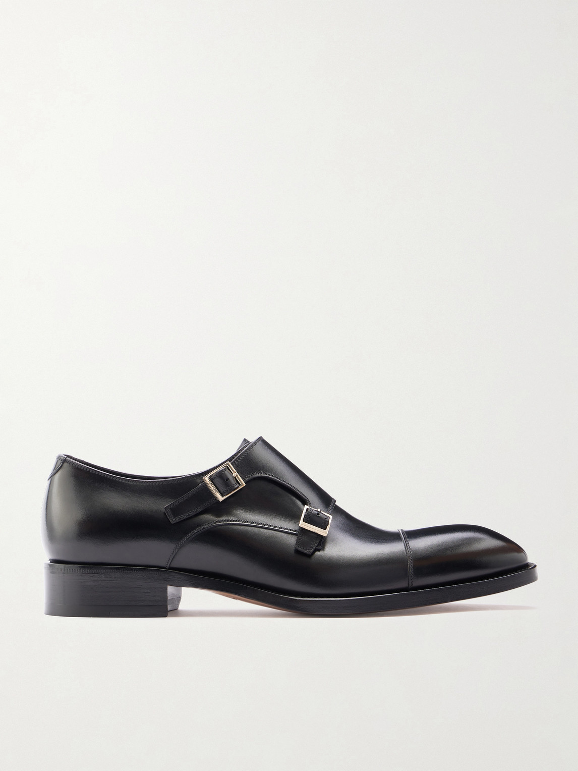 Tom Ford Elkan Leather Monk-Strap Shoes EU 40