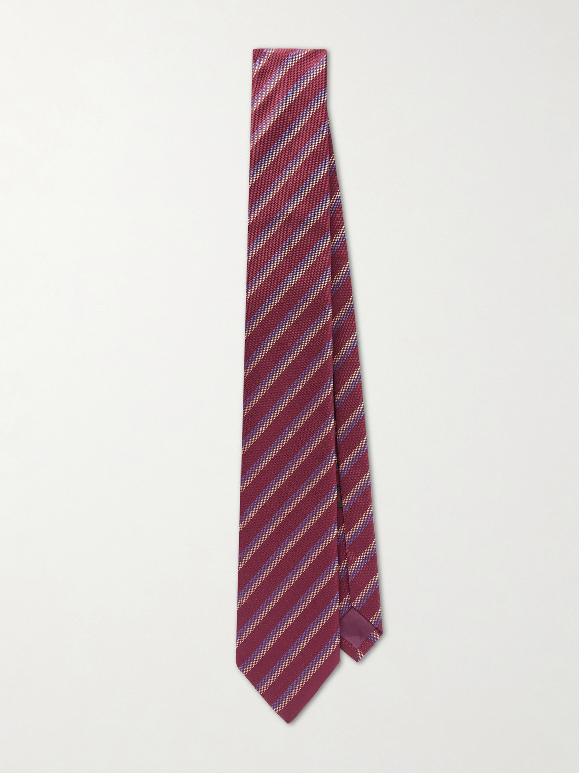 Charvet – 8.5cm Striped Silk-Jacquard Tie
