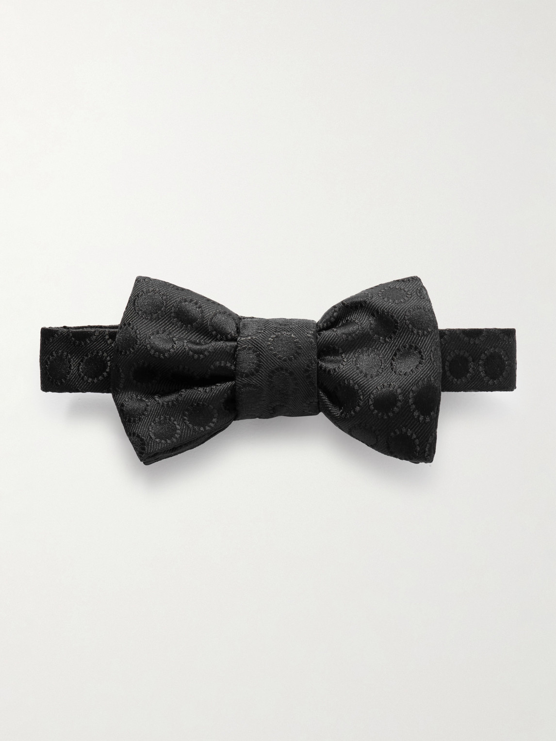 Charvet Pre-Tied Embroidered Silk Bow Tie - Men