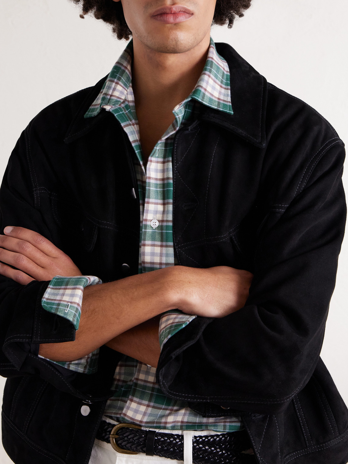 Cotton-Flannel Shirt Checked