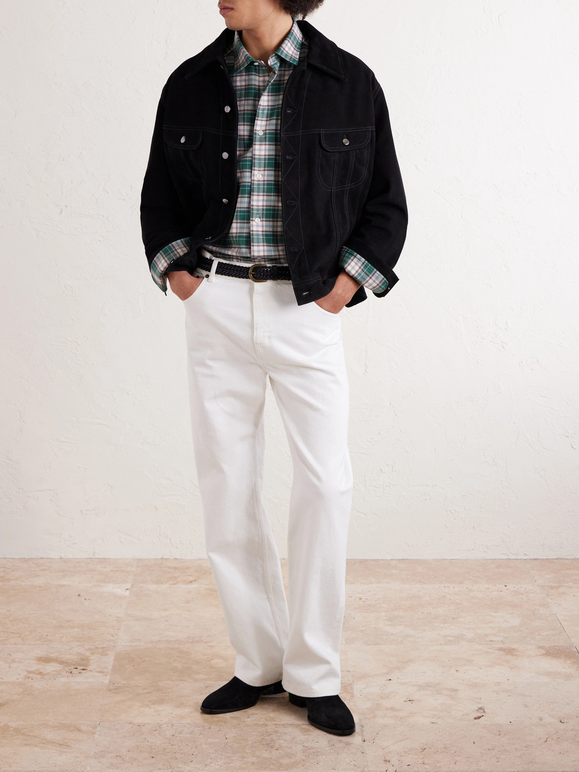 Cotton-Flannel Shirt Checked