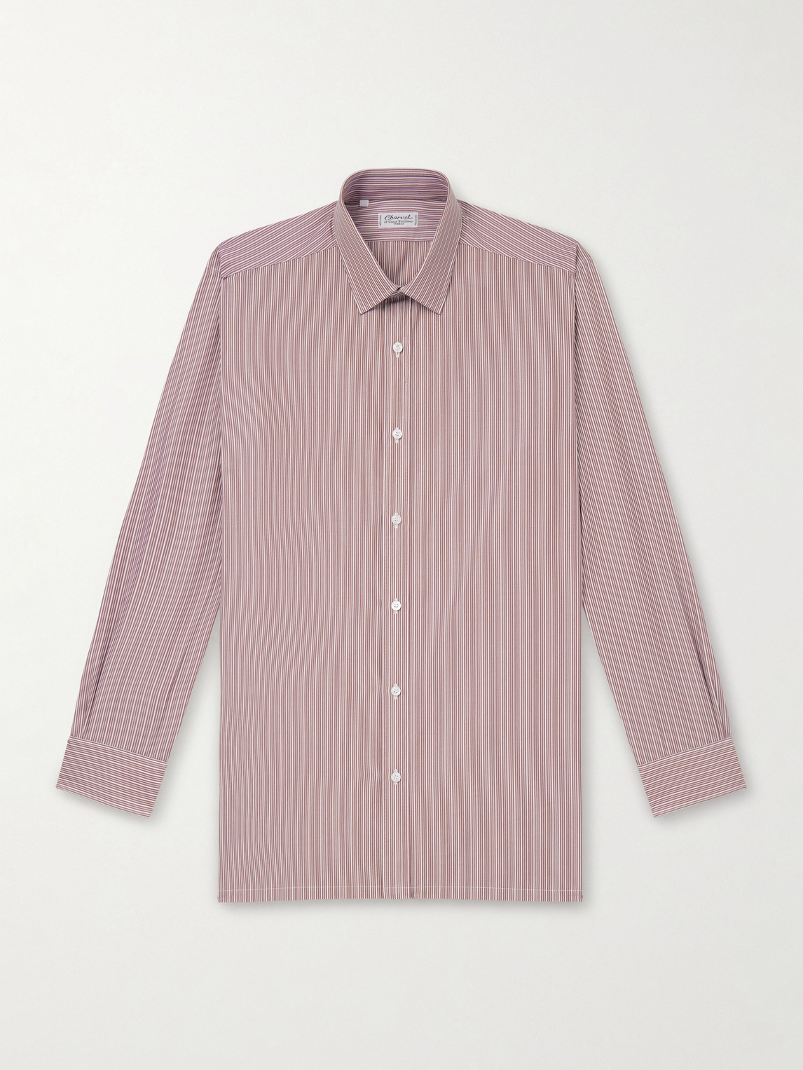 Charvet Striped Cotton-Poplin Shirt - Men