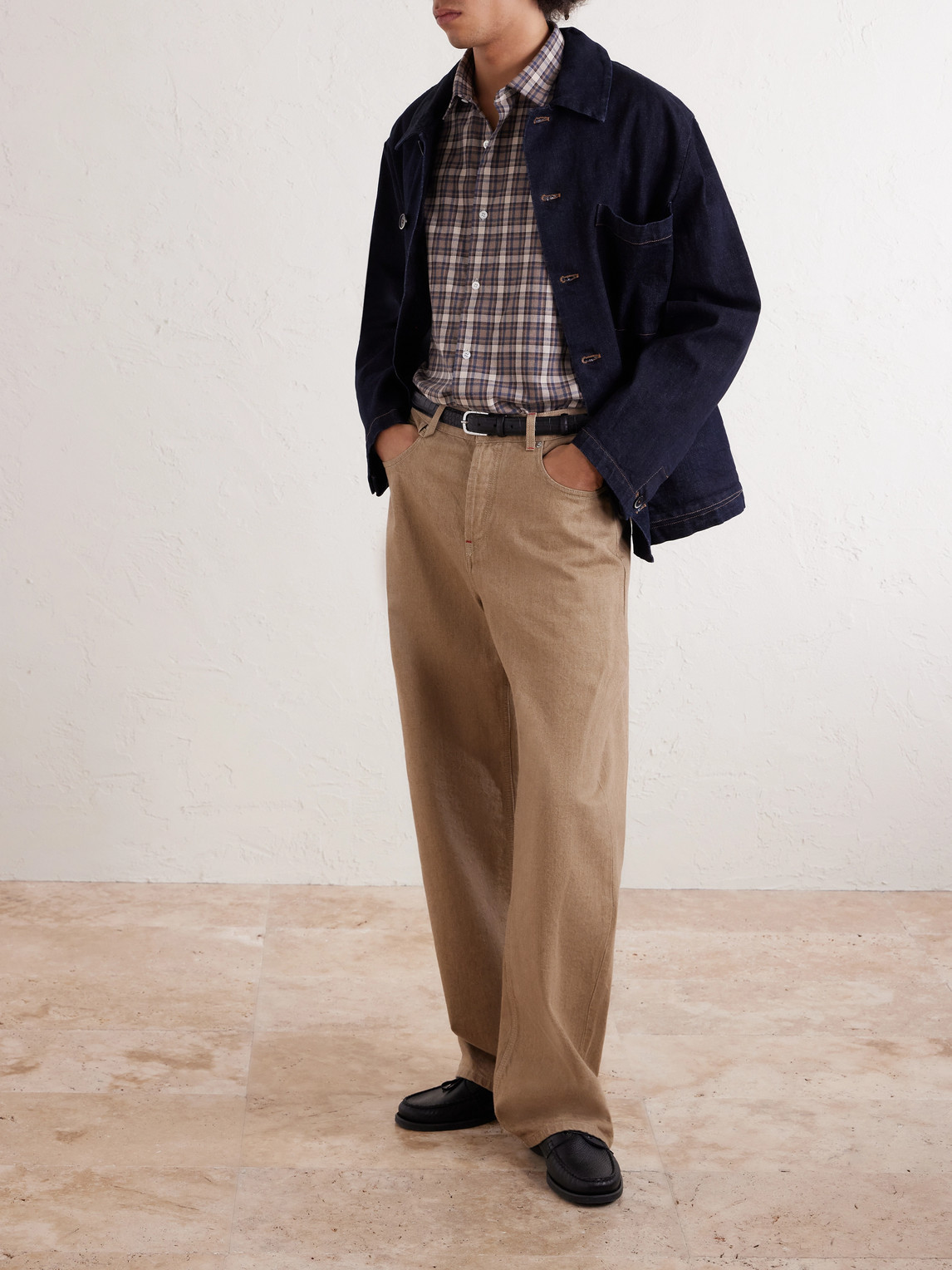 Cotton-Flannel Shirt Checked