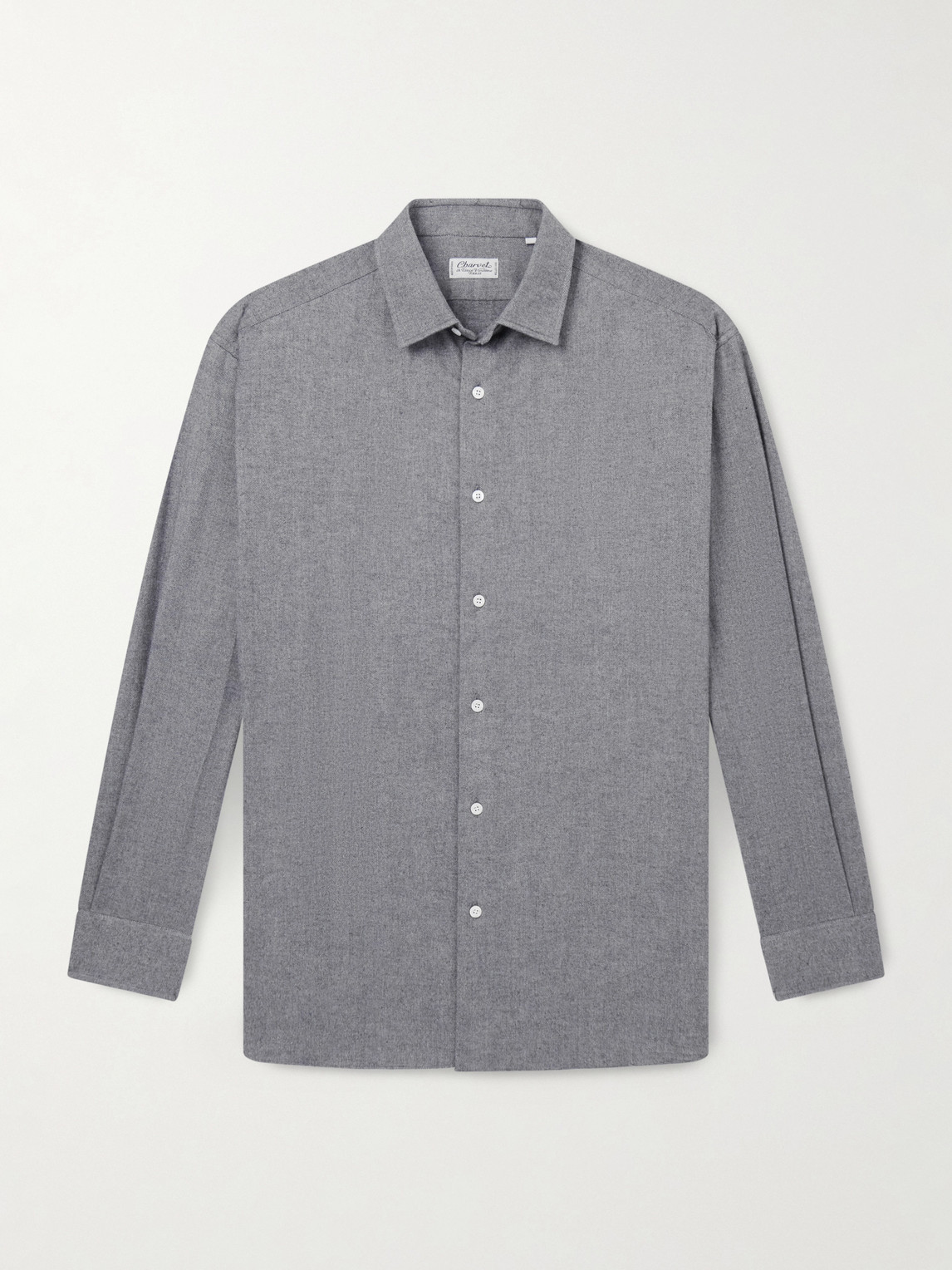 Charvet Herringbone Cotton Shirt - Men