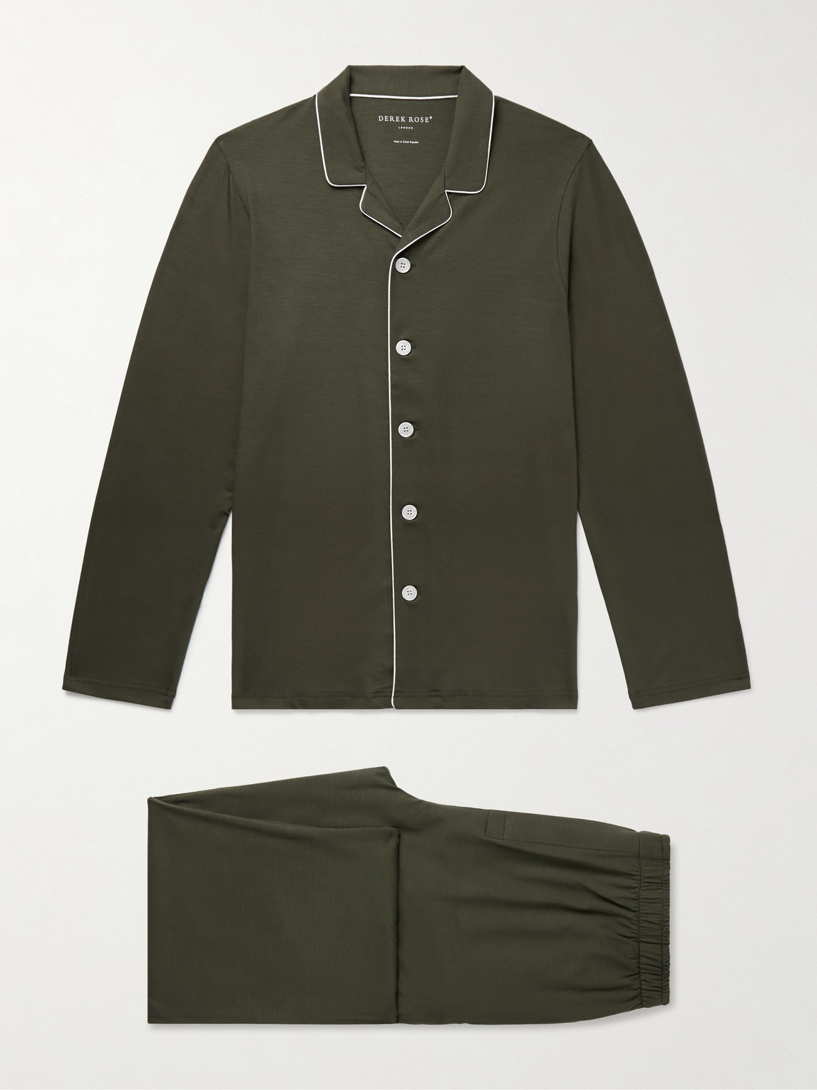 Derek Rose Basel tretch-Micro Modal Jersey Pyjama et - Men