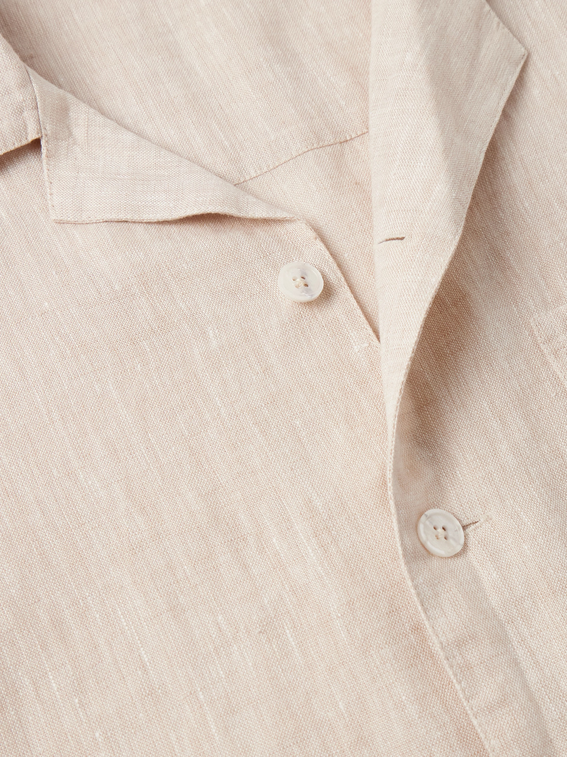  Derek Rose - Sicily 1 Linen Pyjama Set - Men - Neutrals - L 