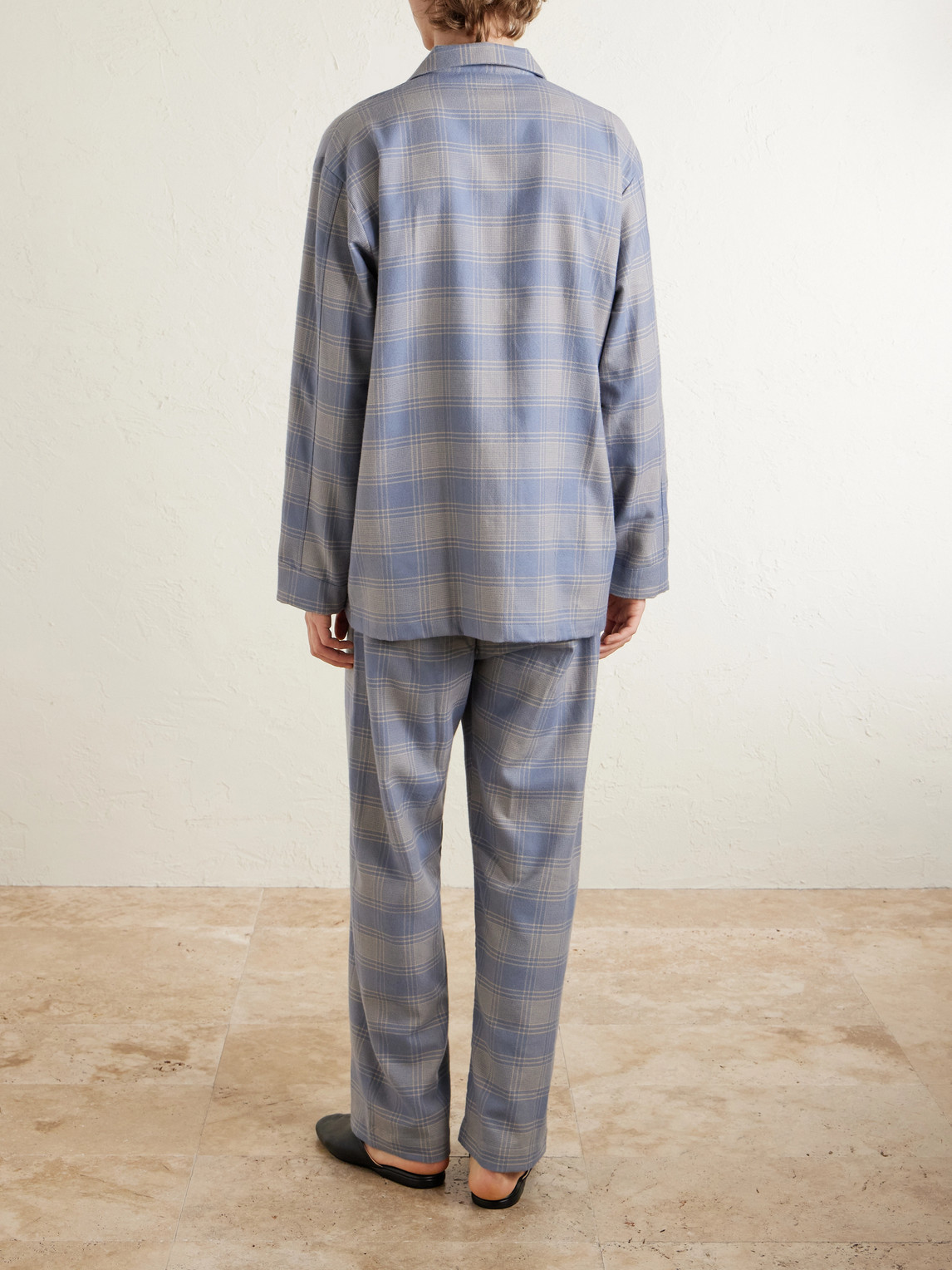  Derek Rose - Kelburn 52 Checked Cotton Pyjama Set - Men - Blue - M 