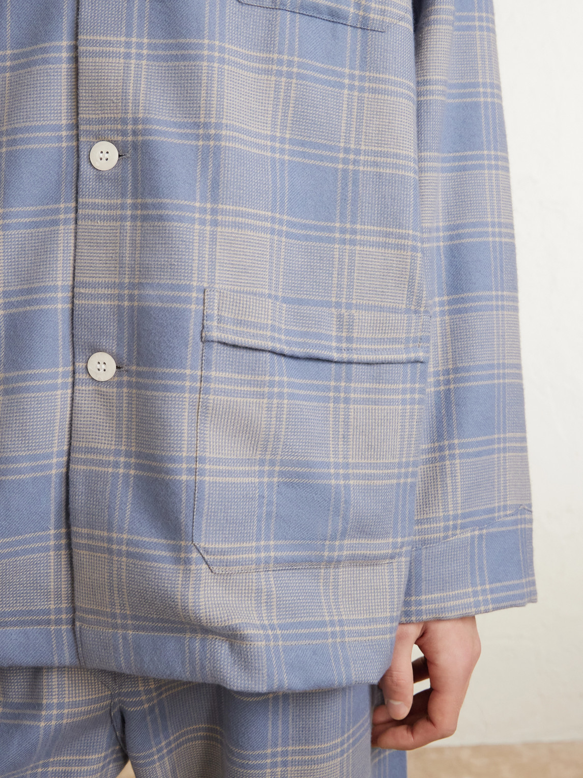  Derek Rose - Kelburn 52 Checked Cotton Pyjama Set - Men - Blue - M 