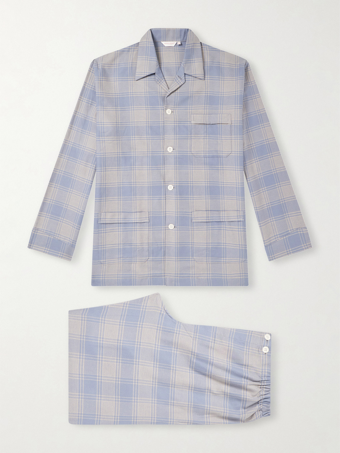 Derek Rose – Kelburn 52 Checked Cotton Pyjama Set