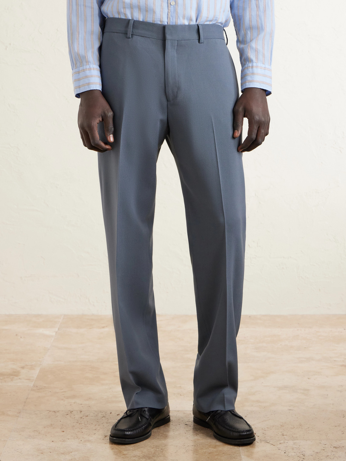  Paul Smith - Straight-leg Wool Trousers - Men - Blue - Uk/us 30 