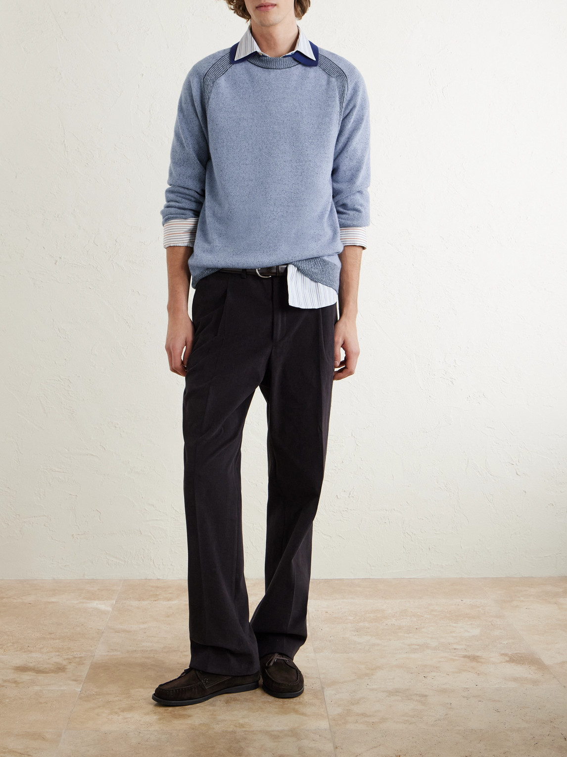 Paul Smith Ribbed Wool Sweater In Multi