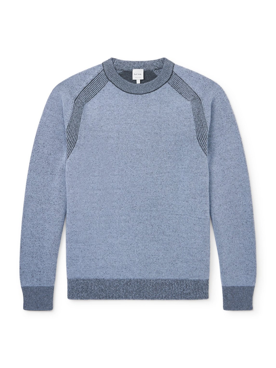 Paul Smith Ribbed Wool Sweater In Multi