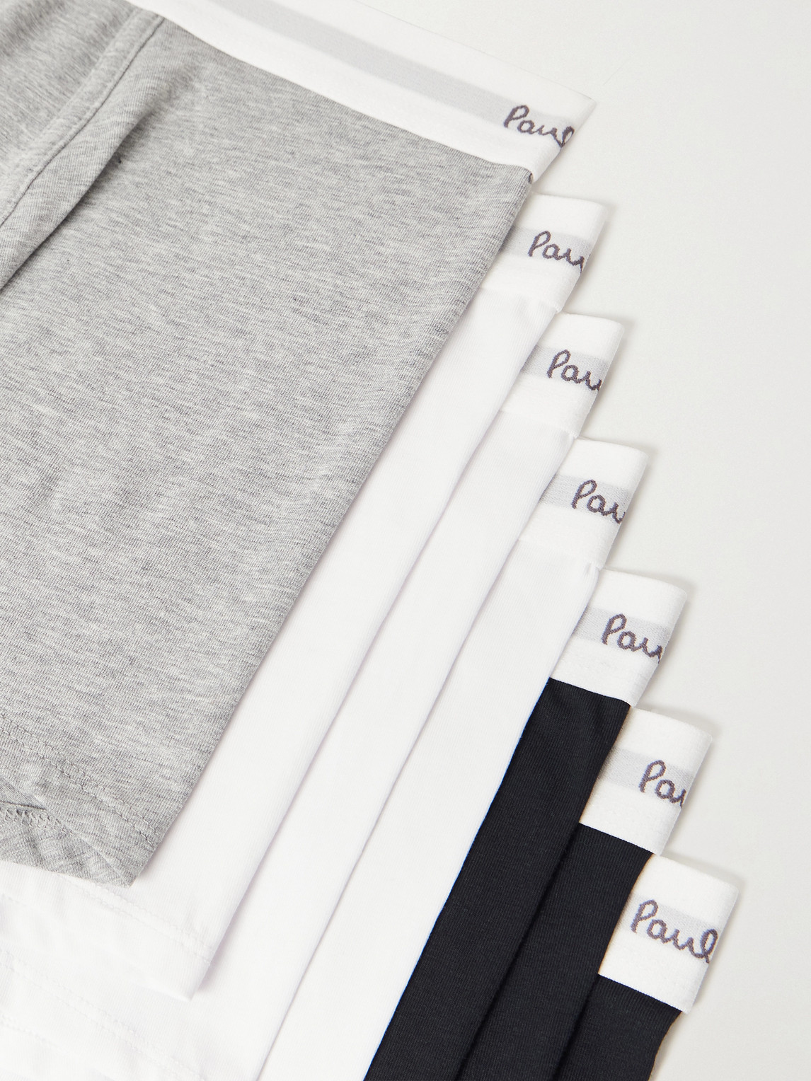 Set Of Seven Organic Cotton-Blend Jersey Boxer
