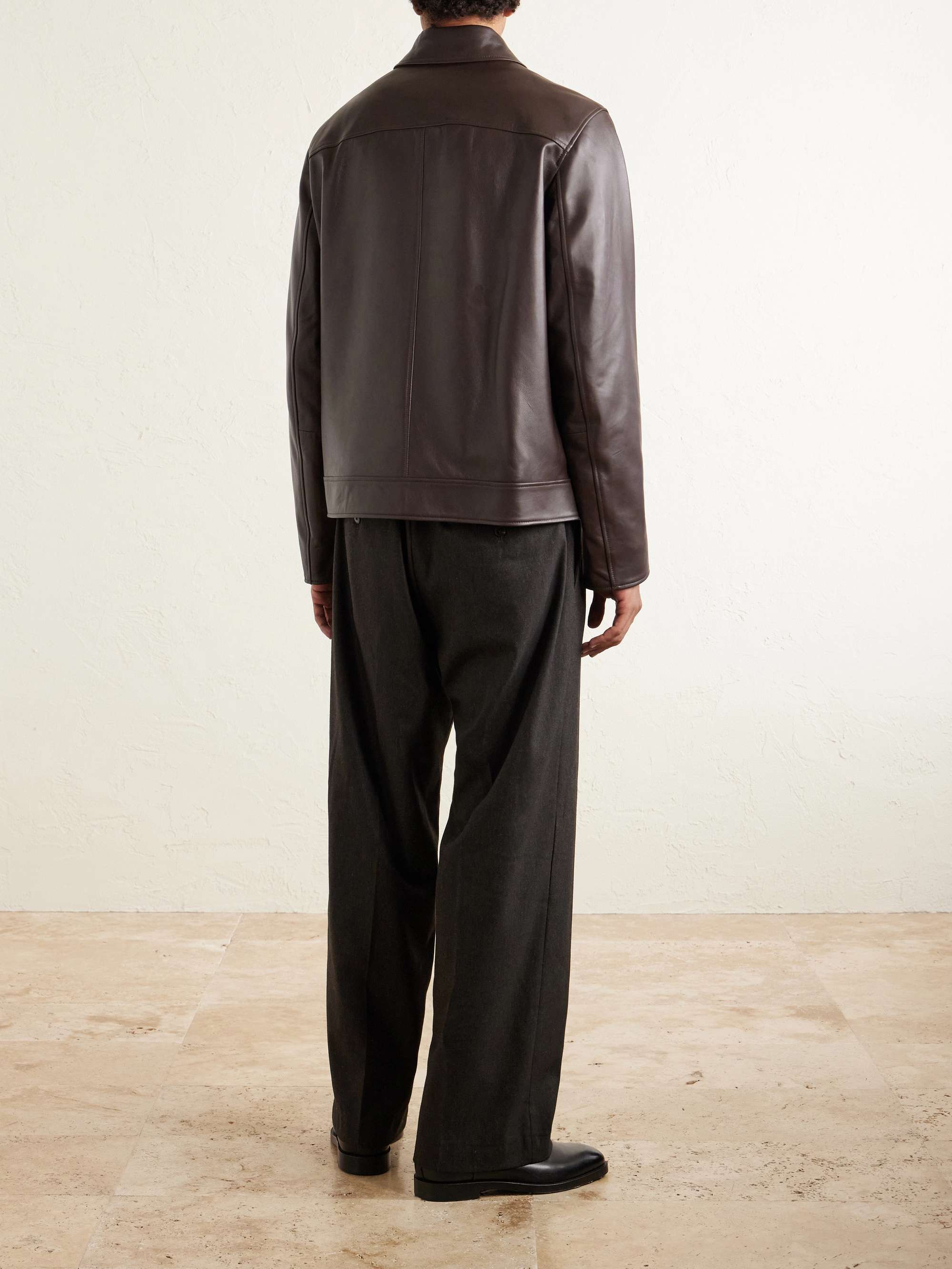 PAUL SMITH Leather Jacket for Men | MR PORTER