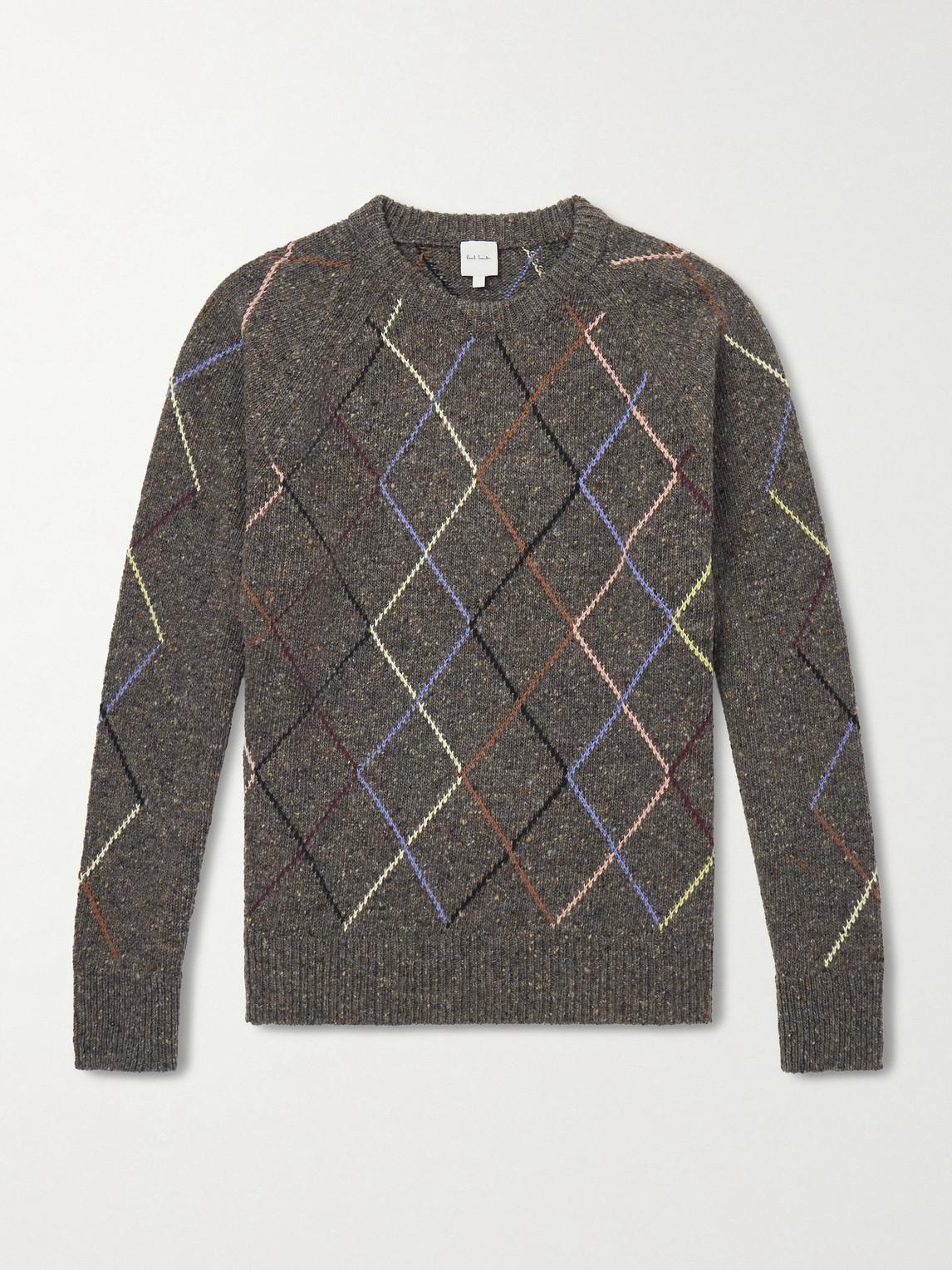 Paul Smith Argyle Wool and Cotton-Blend weater - Men
