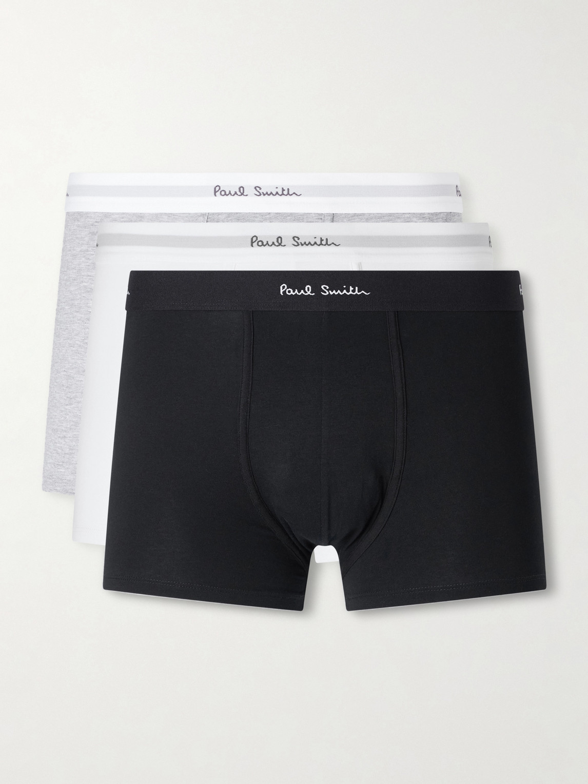 Three-Pack Stretch Organic Cotton-Jersey Boxer