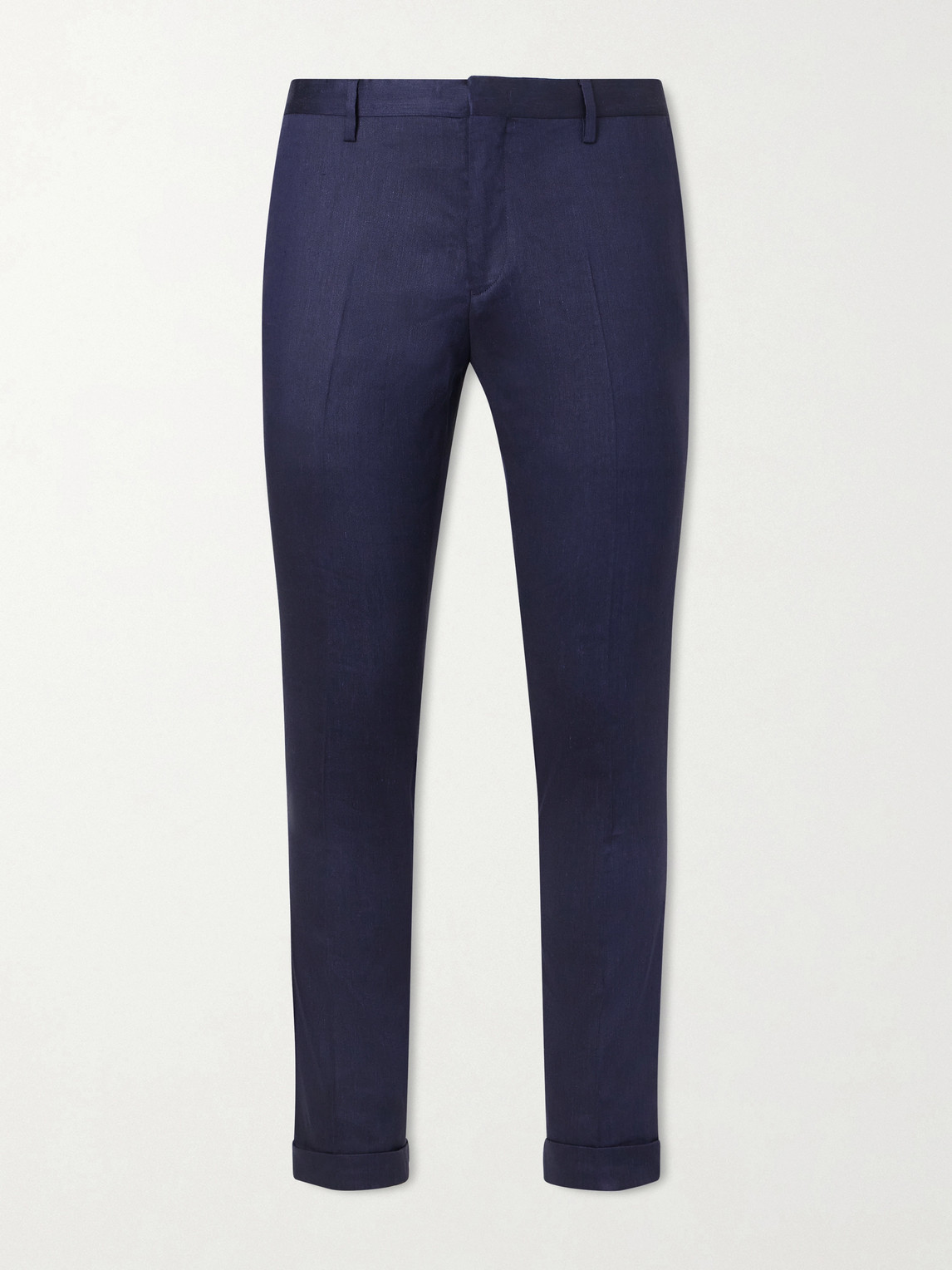 Paul Smith Slim-Fit Straight-Leg Stretch Linen and Wool-Blend Trousers UK/US 30