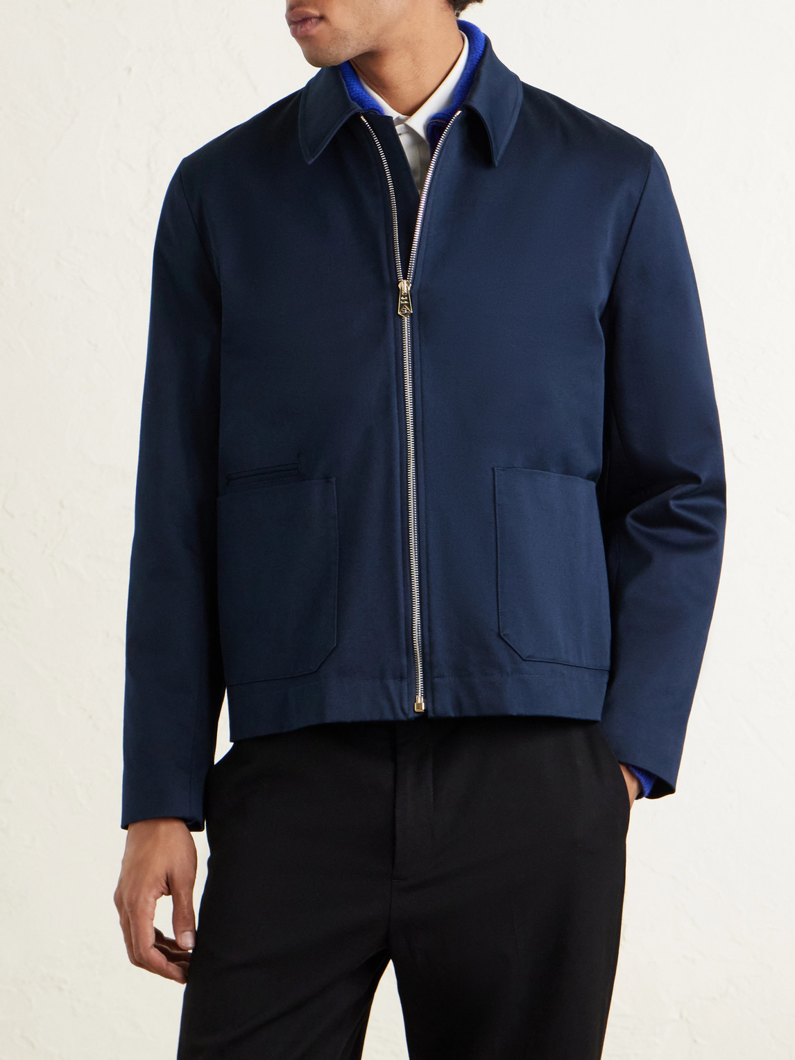  Paul Smith - Cotton-blend Twill Jacket - Men - Blue - S 