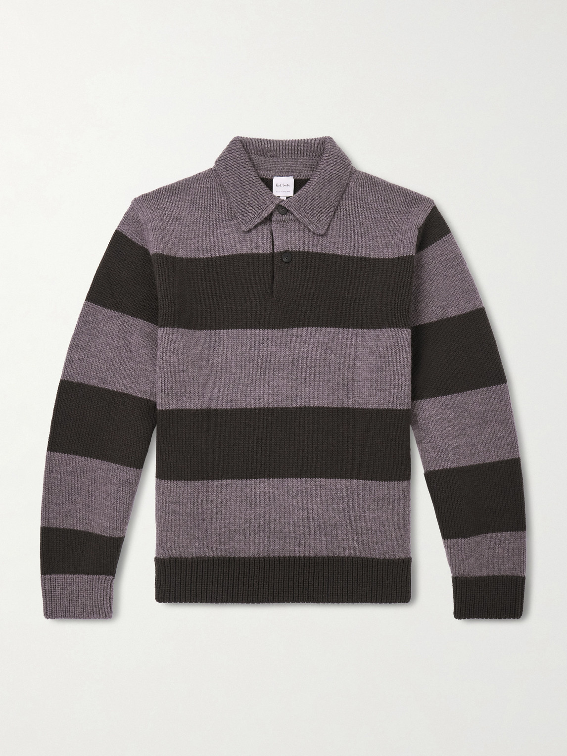 Paul Smith triped Wool Polo weater - Men
