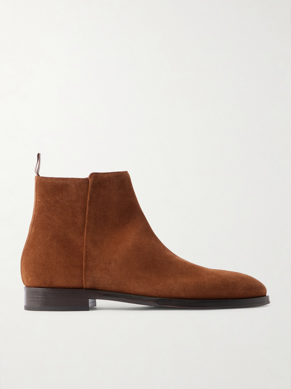 Paul Smith Bronson Suede Ankle Boots In Brown