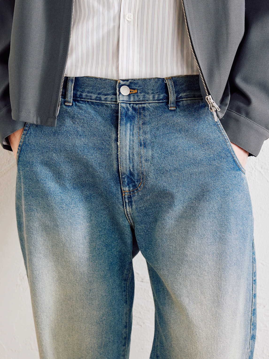 Straight-Leg Organic Jeans