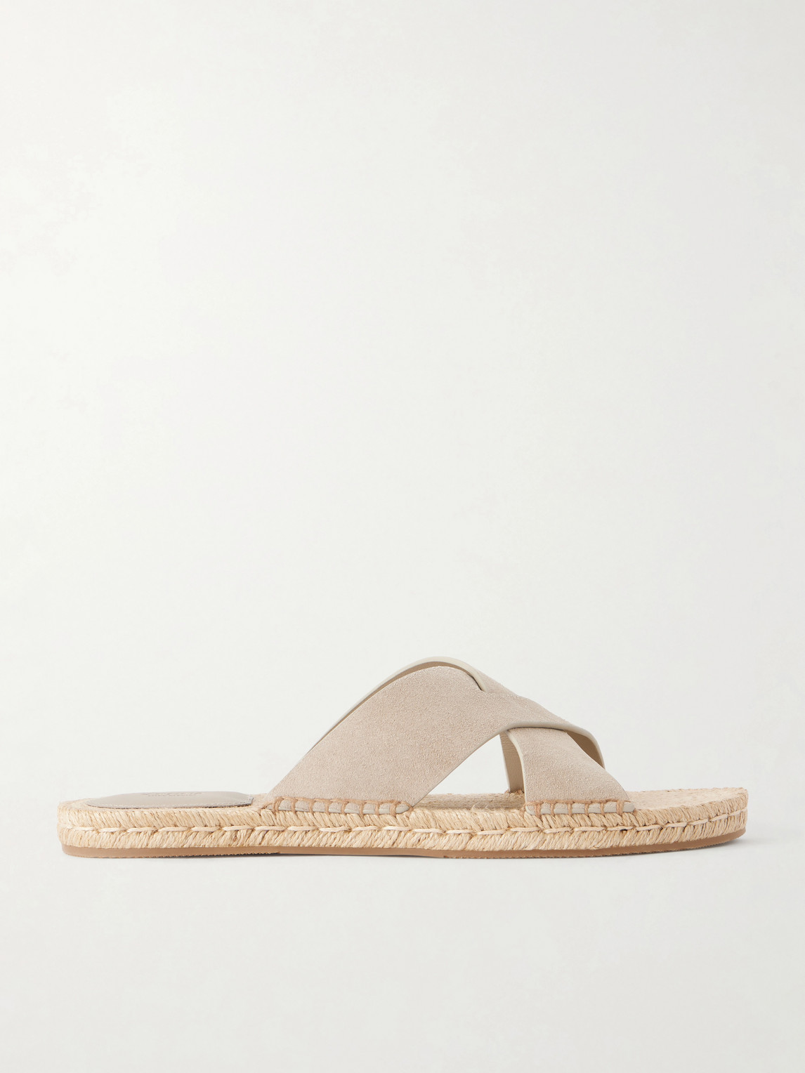 Zegna Suede Sandals In Neutral
