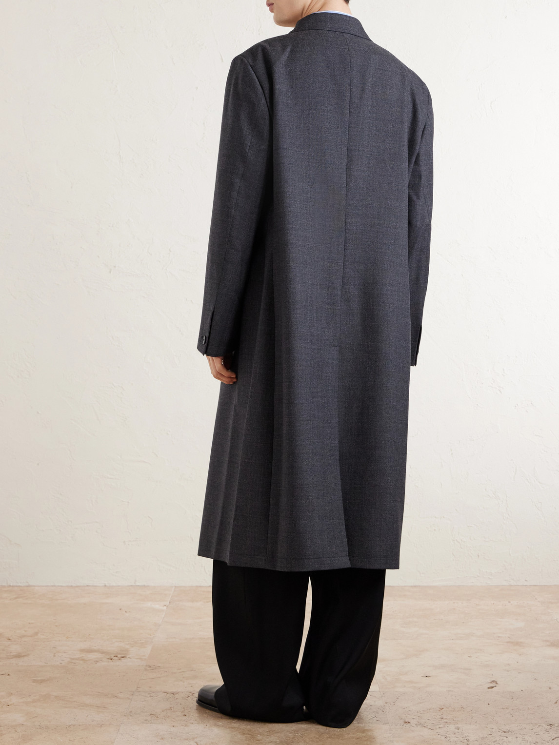 Mfpen - Conference Double-breasted Wool Coat - Men - Gray - S 
