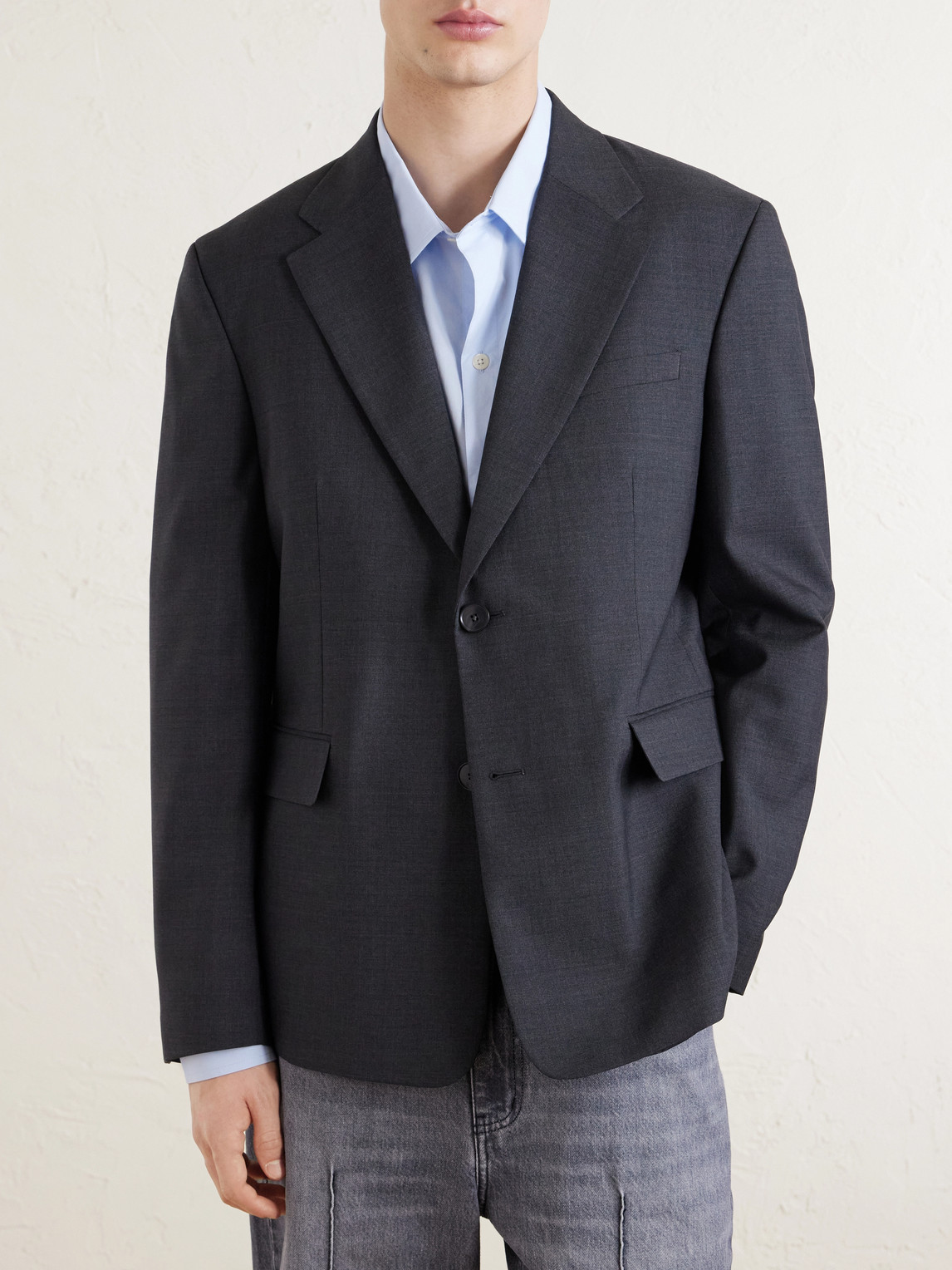 Mfpen Wool Blazer In Multi