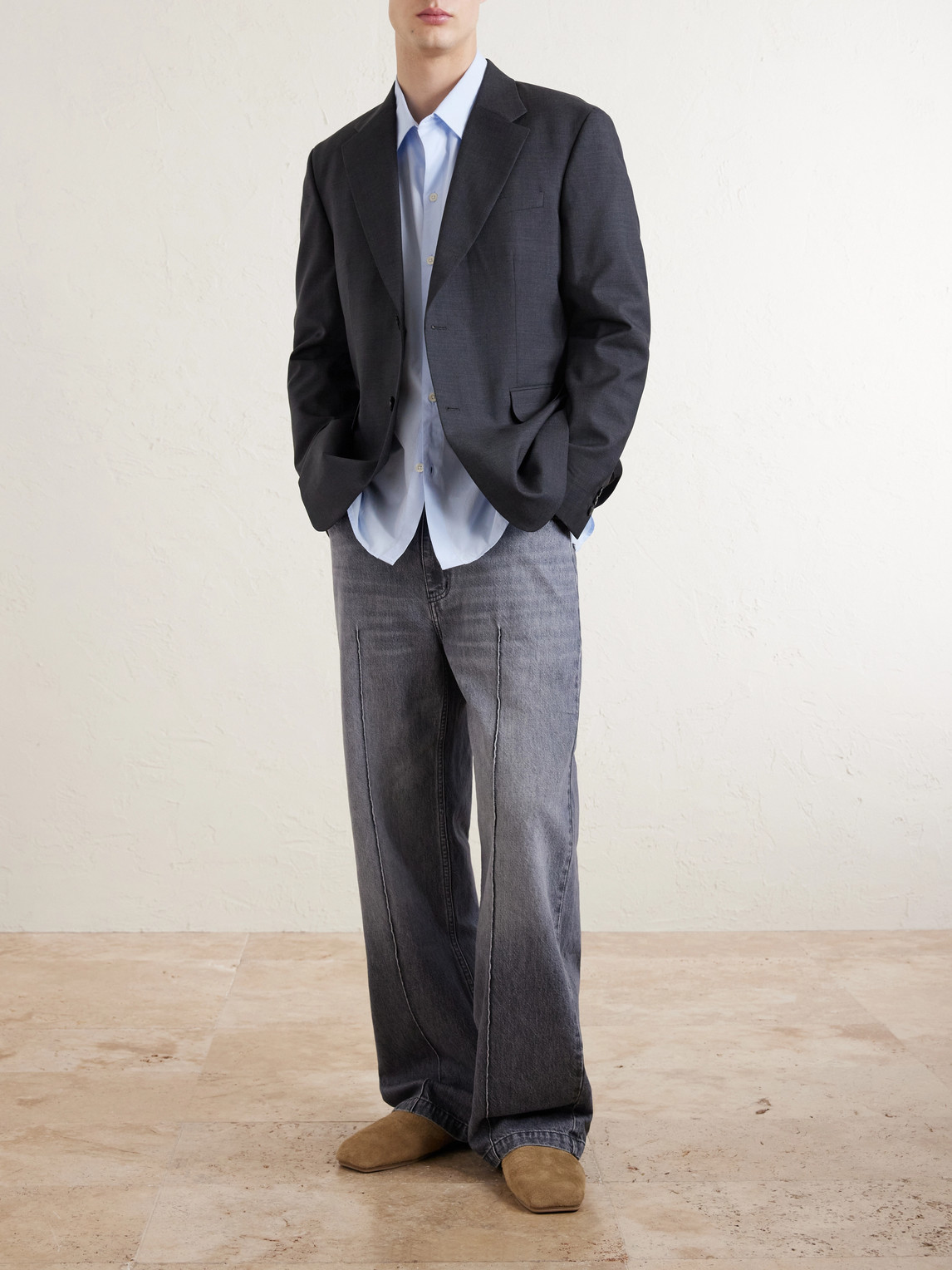 Mfpen Wool Blazer In Multi